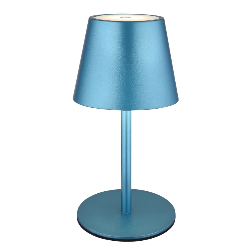 Globo - LED reguliuojama jutiklinė įkraunama lauko stalinė lempa 3 viename LED/3W/5V 3000/4000/5000K IP54 1800 mAh mėlyna