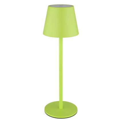 Globo - LED reguliuojama, lietimu valdoma įkraunama lauko stalo lempa 3in1 LED/3W/5V 3000/4000/5000K IP54 1800 mAh žalia