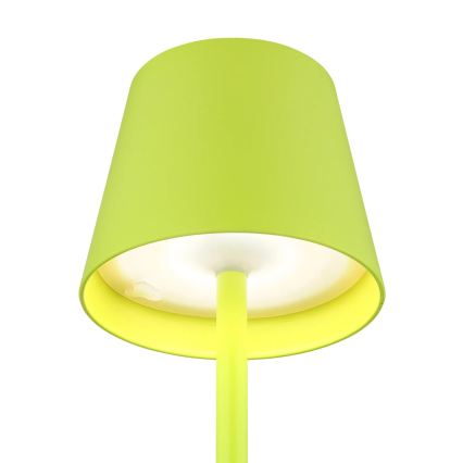 Globo - LED reguliuojama, lietimu valdoma įkraunama lauko stalo lempa 3in1 LED/3W/5V 3000/4000/5000K IP54 1800 mAh žalia