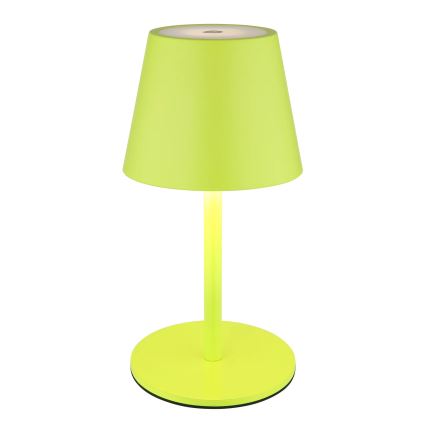 Globo - LED reguliuojama, lietimu valdoma įkraunama lauko stalo lempa 3in1 LED/3W/5V 3000/4000/5000K IP54 1800 mAh žalia