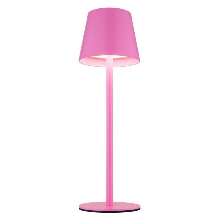 Globo - reguliuojama jutiklinė įkraunama lauko stalinė lempa 3 viename LED/3W/5V 3000/4000/5000K IP54 1800 mAh rožinė