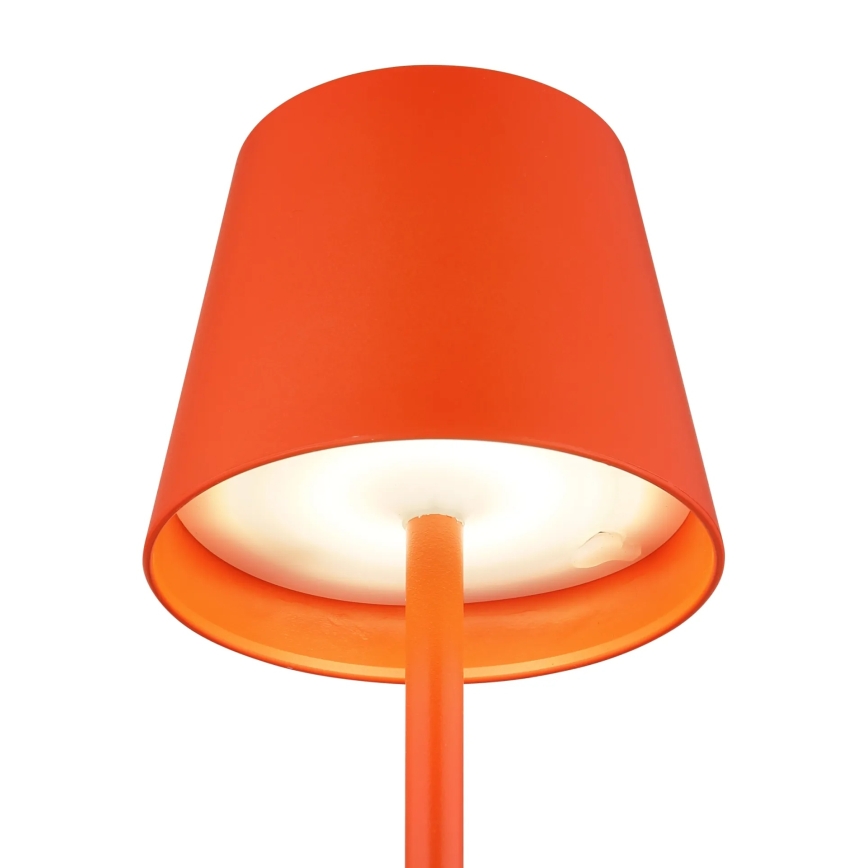 Globo - LED reguliuojama jutiklinė įkraunama lauko stalinė lempa 3 viename LED/3W/5V 3000/4000/5000K IP54 1800 mAh raudona