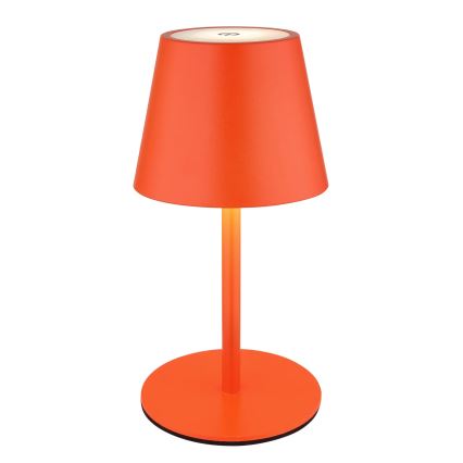 Globo - LED reguliuojama jutiklinė įkraunama lauko stalinė lempa 3 viename LED/3W/5V 3000/4000/5000K IP54 1800 mAh raudona