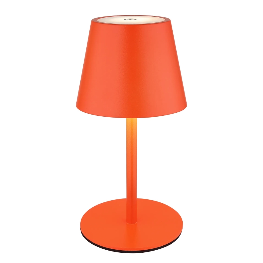 Globo - LED reguliuojama jutiklinė įkraunama lauko stalinė lempa 3 viename LED/3W/5V 3000/4000/5000K IP54 1800 mAh raudona