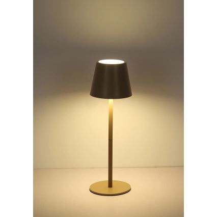 Globo - LED reguliuojama jutiklinė įkraunama lauko stalinė lempa 3 viename LED/3W/5V 3000/4000/5000K IP54 1800 mAh