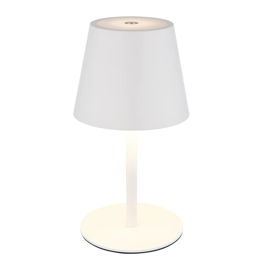 Globo - LED reguliuojama jutiklinė įkraunama lauko stalinis šviestuvas 3in1 LED/3W/5V 3000/4000/5000K IP54 1800 mAh balta