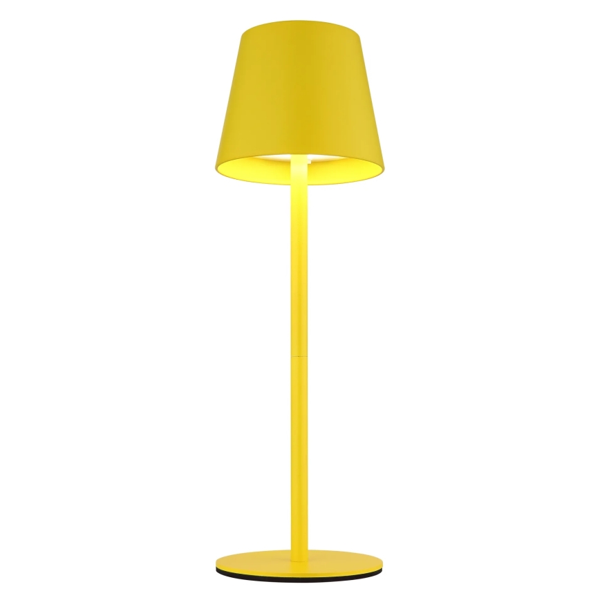 Globo - dimeriuojama jutiklinė įkraunama lauko stalo lempa 3 viename LED/3W/5V 3000/4000/5000K IP54 1800 mAh geltona
