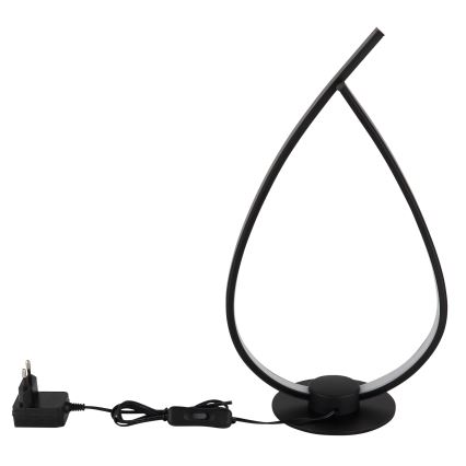 Globo - LED stalinė lempa 6W/230V, juoda