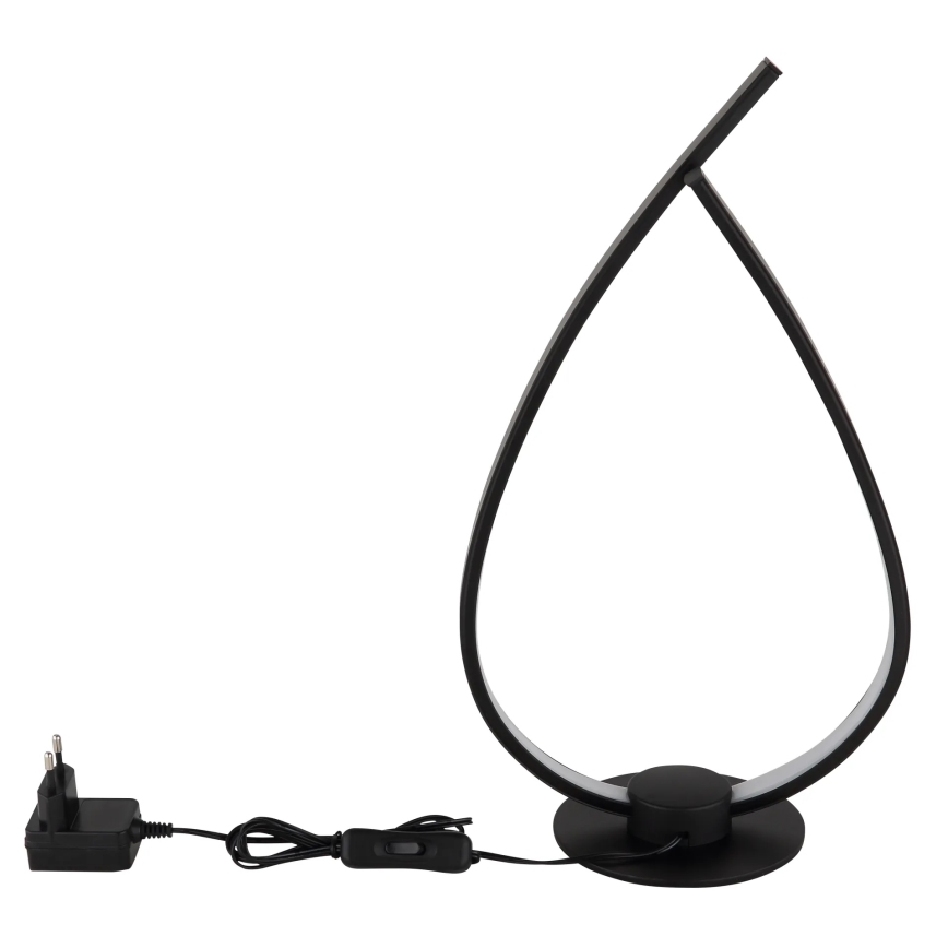 Globo - LED stalinė lempa 6W/230V, juoda