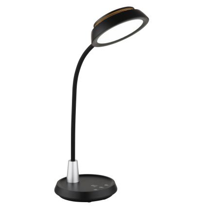 Globo - jutiklinis, ryškumą reguliuojantis LED stalinis šviestuvas LED/12W/230V 3000/4000/6500K juodas