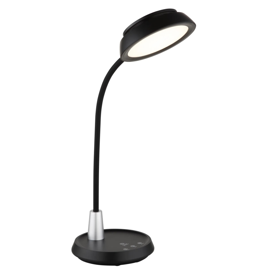Globo - jutiklinis, ryškumą reguliuojantis LED stalinis šviestuvas LED/12W/230V 3000/4000/6500K juodas
