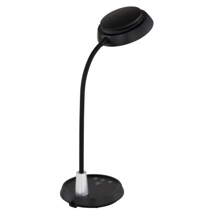Globo - jutiklinis, ryškumą reguliuojantis LED stalinis šviestuvas LED/12W/230V 3000/4000/6500K juodas
