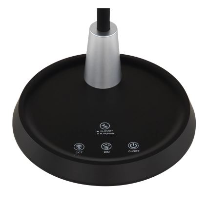 Globo - jutiklinis, ryškumą reguliuojantis LED stalinis šviestuvas LED/12W/230V 3000/4000/6500K juodas