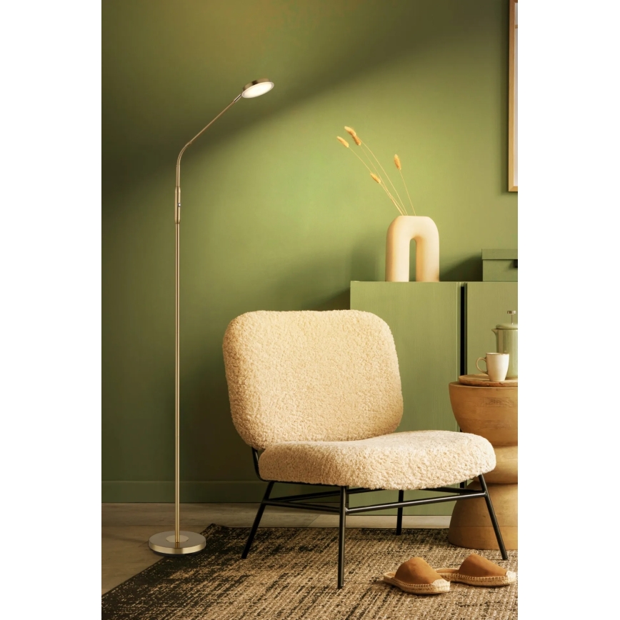 Globo - dimeriuojama jutiklinė grindų LED lempa LED/6,5W/230V 2700/3350/4000K žalvaris