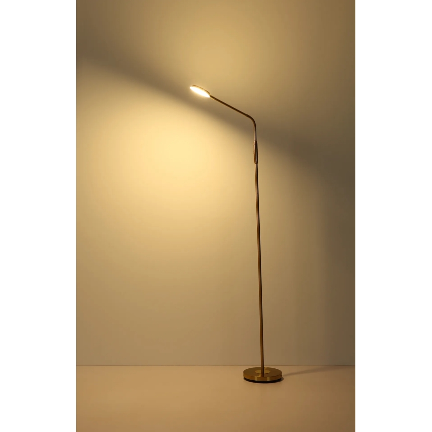 Globo - dimeriuojama jutiklinė grindų LED lempa LED/6,5W/230V 2700/3350/4000K žalvaris
