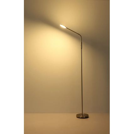 Globo - Dimeriuojama jutiklinė grindinė lempa LED/6,5W/230V 2700/3350/4000K matinis chromas