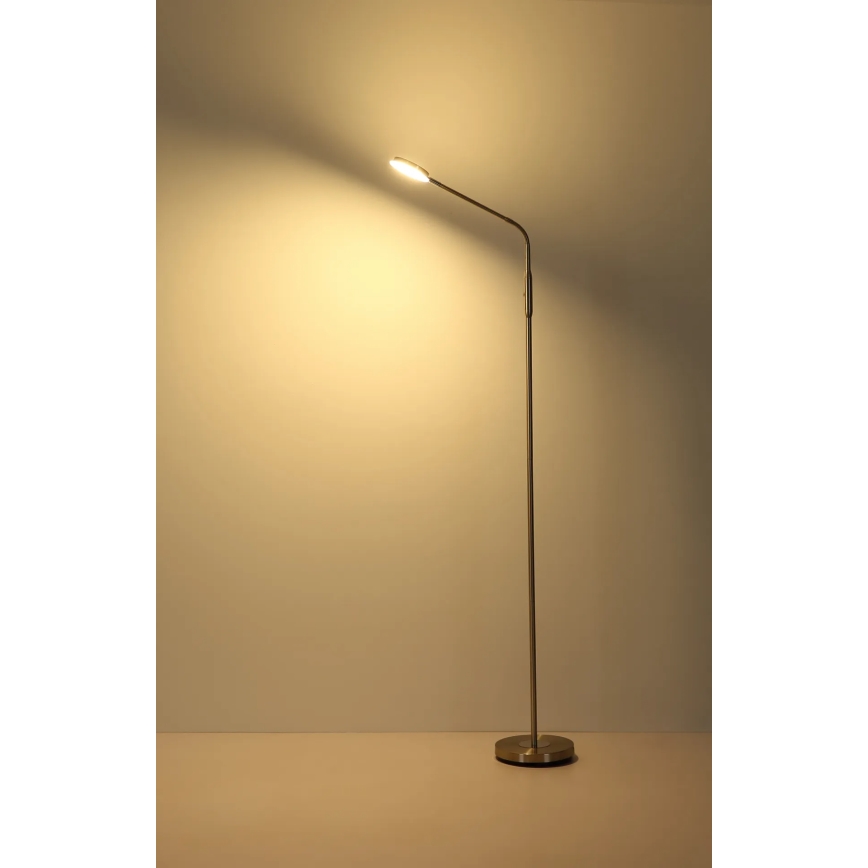 Globo - Dimeriuojama jutiklinė grindinė lempa LED/6,5W/230V 2700/3350/4000K matinis chromas