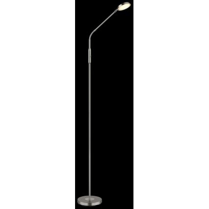Globo - Dimeriuojama jutiklinė grindinė lempa LED/6,5W/230V 2700/3350/4000K matinis chromas