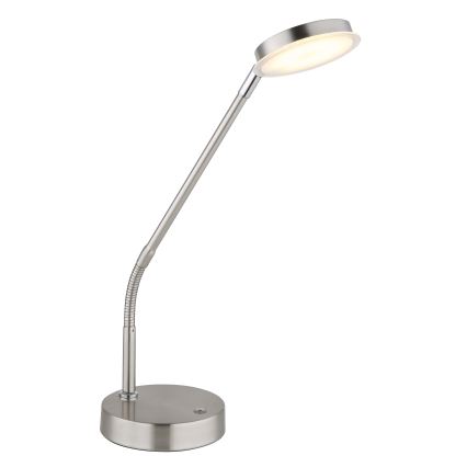 Globo - LED reguliuojama jutiklinė stalinė lempa LED/6,5W/230V 2700/3350/4000K matinis chromas
