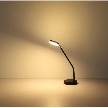 Globo - LED dimeriuojama jutiklinė stalinė lempa LED/6,5W/230V 2700/3350/4000K juoda