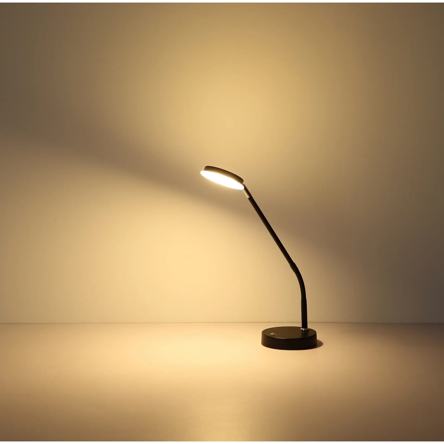 Globo - LED dimeriuojama jutiklinė stalinė lempa LED/6,5W/230V 2700/3350/4000K juoda