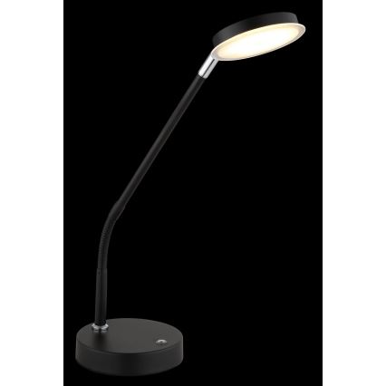 Globo - LED dimeriuojama jutiklinė stalinė lempa LED/6,5W/230V 2700/3350/4000K juoda