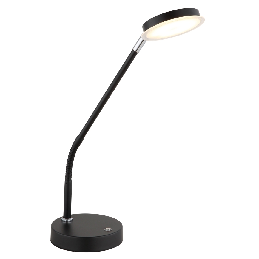 Globo - LED dimeriuojama jutiklinė stalinė lempa LED/6,5W/230V 2700/3350/4000K juoda