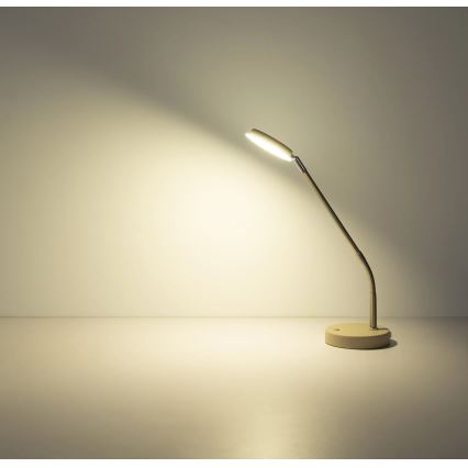 Globo - LED reguliuojamas jutiklinis stalinis šviestuvas LED/6,5W/230V 2700/3350/4000K smėlio spalvos