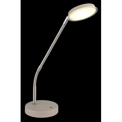 Globo - LED reguliuojamas jutiklinis stalinis šviestuvas LED/6,5W/230V 2700/3350/4000K smėlio spalvos