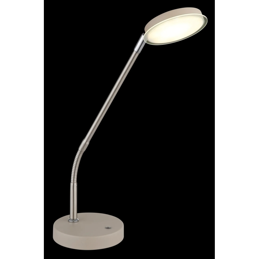 Globo - LED reguliuojamas jutiklinis stalinis šviestuvas LED/6,5W/230V 2700/3350/4000K smėlio spalvos