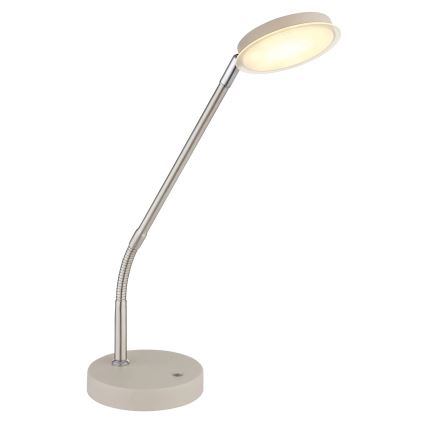 Globo - LED reguliuojamas jutiklinis stalinis šviestuvas LED/6,5W/230V 2700/3350/4000K smėlio spalvos