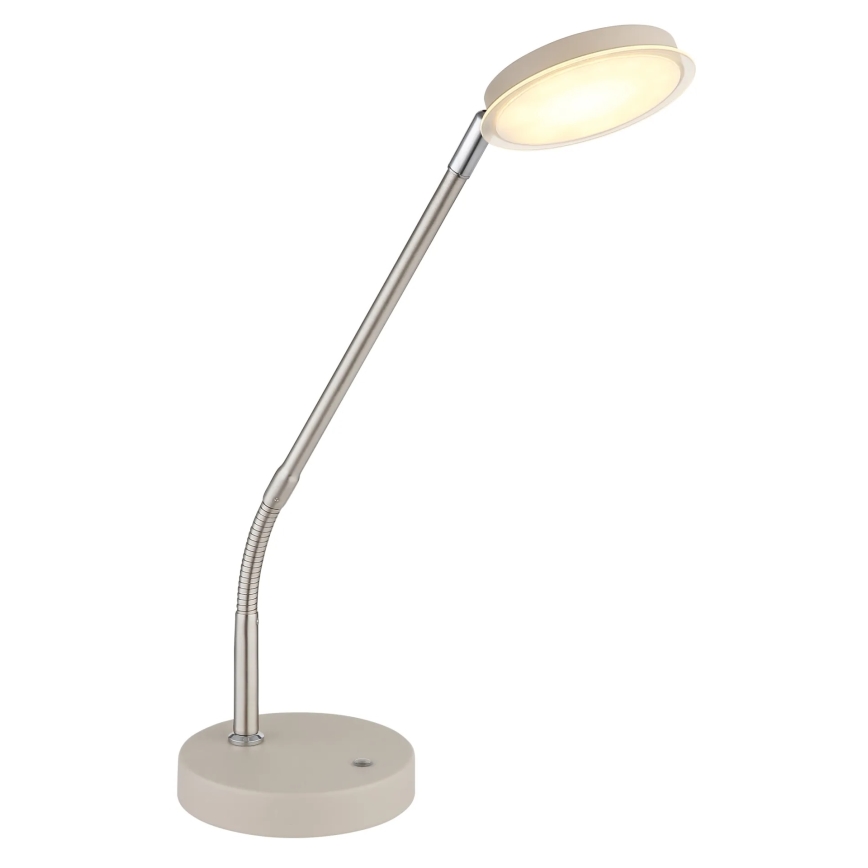 Globo - LED reguliuojamas jutiklinis stalinis šviestuvas LED/6,5W/230V 2700/3350/4000K smėlio spalvos