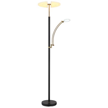 Globo - dimeriuojamas LED grindinis šviestuvas LED/40W/230V + LED/5,5W 2700/4000/6000K juodas