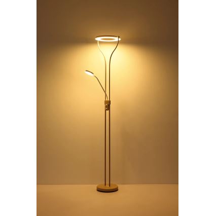 Globo - Dimeriuojamas LED toršeras LED/20W/230V + LED/4W 3000K