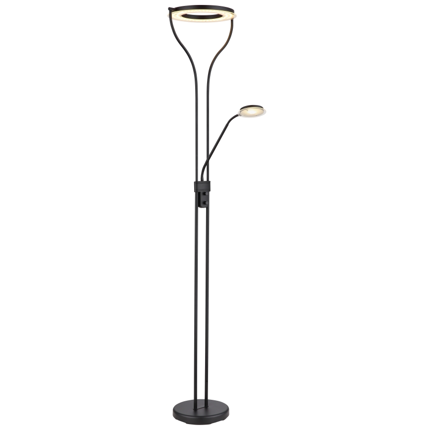 Globo - LED reguliuojamas grindinis šviestuvas LED/20W/230V + LED/4W 3000K juodas