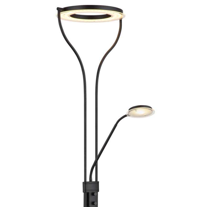 Globo - LED reguliuojamas grindinis šviestuvas LED/20W/230V + LED/4W 3000K juodas