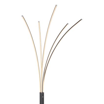 Globo - LED reguliuojama jutiklinė grindinė lempa LED/36W/230V juoda