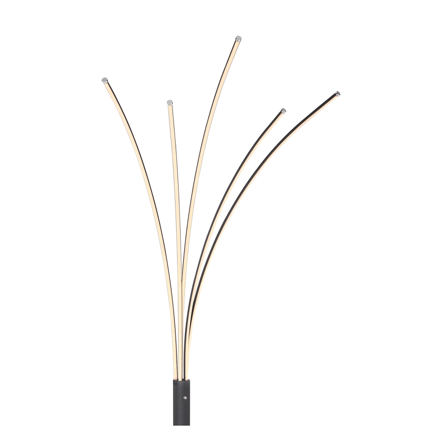 Globo - LED reguliuojama jutiklinė grindinė lempa LED/36W/230V juoda