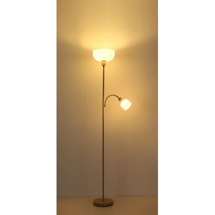 Globo - grindinis šviestuvas 1xE27/40W/230V + 1xE14/25W