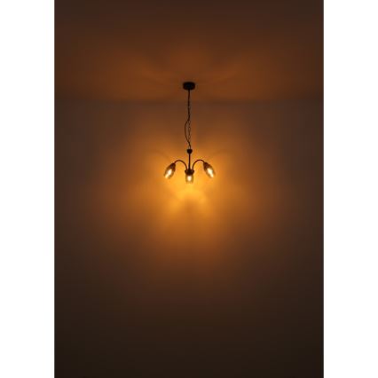 Globo - Sietynas, kabinamas ant grandinės 3xE14/25W/230V