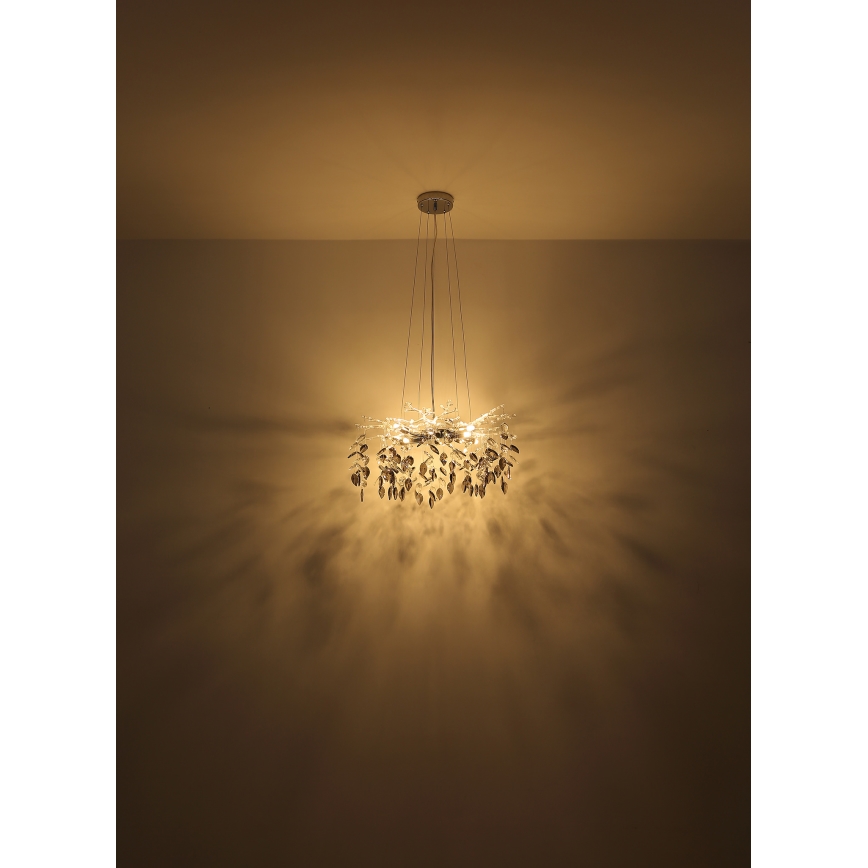 Globo - Pakabinamas sietynas 8xG9/8W/230V diametras 61 cm auksas