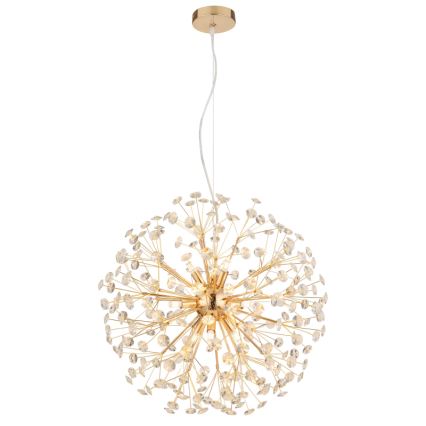 Globo - LED liustra ant laido 9xG9/3,5W/230V auksinė