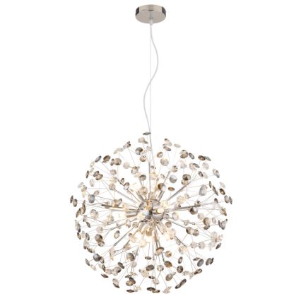 Globo - LED liustra ant laido 9xG9/3,5W/230V, blizgus chromas