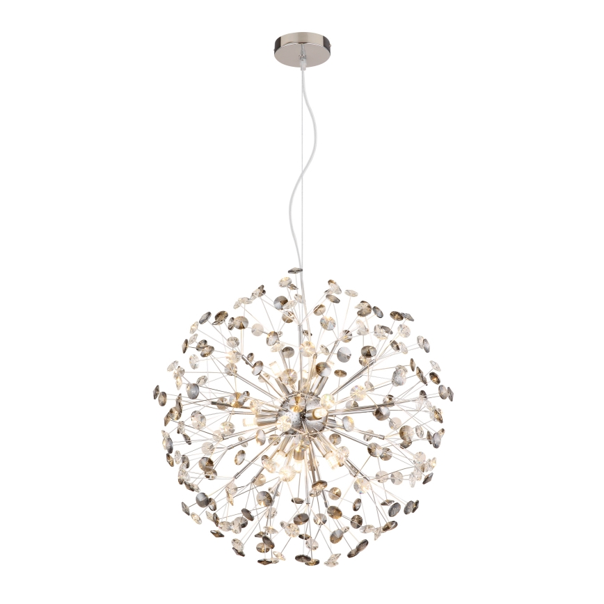 Globo - LED liustra ant laido 9xG9/3,5W/230V, blizgus chromas