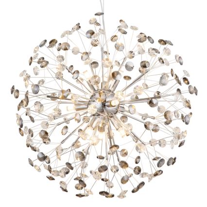 Globo - LED liustra ant laido 9xG9/3,5W/230V, blizgus chromas