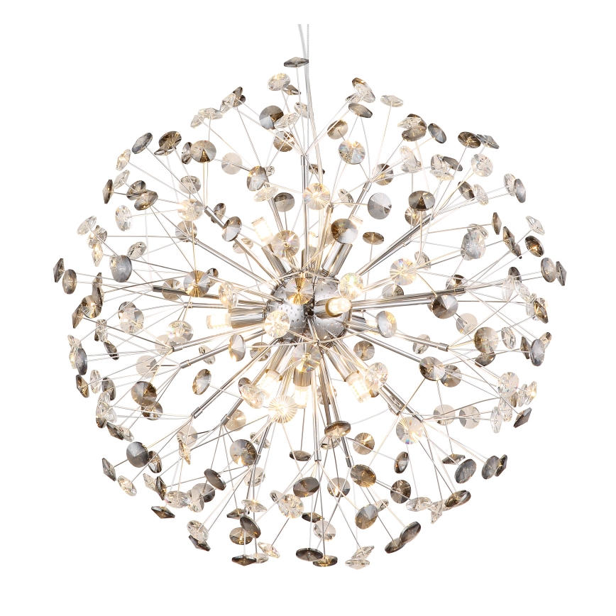 Globo - LED liustra ant laido 9xG9/3,5W/230V, blizgus chromas
