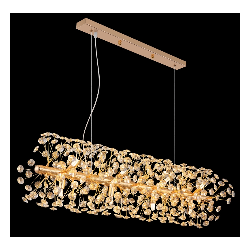 Globo - LED pakabinamas šviestuvas ant laido 12xG9/3,5W/230V auksinis