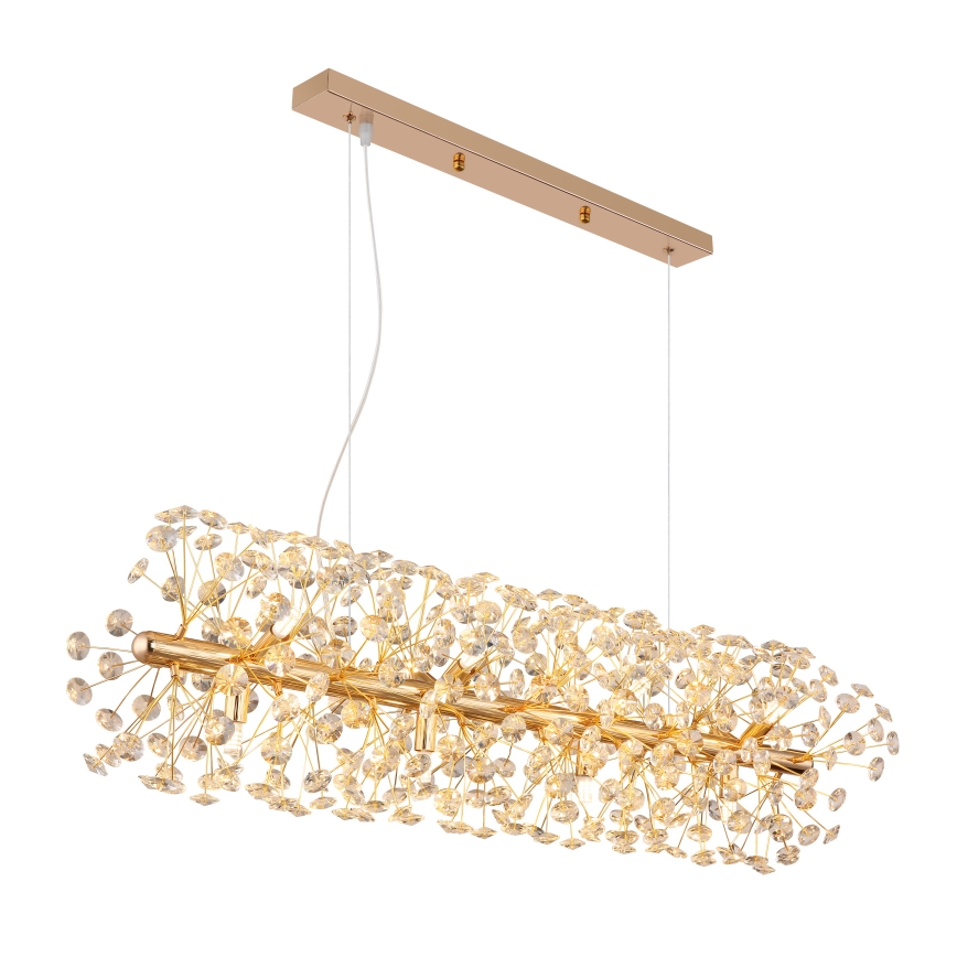 Globo - LED pakabinamas šviestuvas ant laido 12xG9/3,5W/230V auksinis