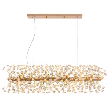 Globo - LED pakabinamas šviestuvas ant laido 12xG9/3,5W/230V auksinis