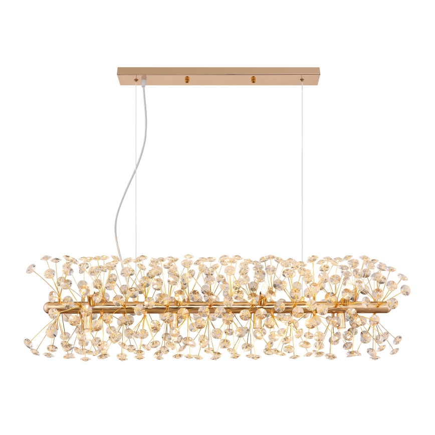 Globo - LED pakabinamas šviestuvas ant laido 12xG9/3,5W/230V auksinis